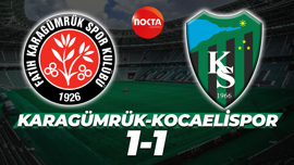 Fatih Karagümrük – Kocaelispor: 1-1