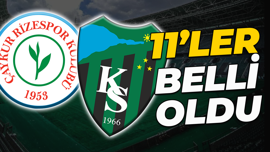 Kocaelispor’un ilk 11’i belli oldu