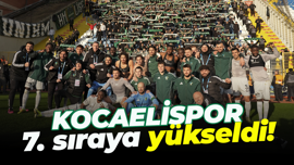 Kocaelispor 7. sıraya yükseldi!