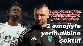 Serdar Dursun'dan Vinicius Junior’a penaltı tepkisi; 2 emojiyle yerin dibine soktu!