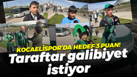 Kocaelispor'da hedef 3 puan! Taraftar galibiyet istiyor