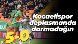 Kocaelispor deplasmanda darmadağın: 5-0