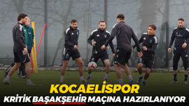 Kocaelispor, kritik Başakşehir maçına hazırlanıyor