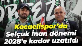 Kocaelispor’da Selçuk İnan dönemi 2028’e kadar uzatıldı