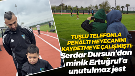 Serdar Dursun'dan minik Ertuğrul’a unutulmaz jest