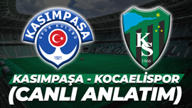 Kasımpaşa - Kocaelispor: 1-1 (MAÇ SONUCU)