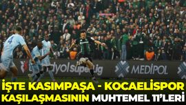 Kasımpaşa–Kocaelispor karşılaşmasında muhtemel ilk 11’ler