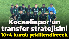 Kocaelispor’un transfer stratejisini 10+4 kuralı şekillendirecek
