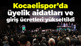 Kocaelispor’da üyelik aidatları ve giriş ücretleri yükseltildi