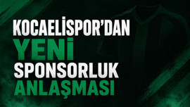 Kocaelispor'dan yeni sponsorluk anlaşması