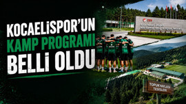 Kocaelispor'un kamp programı belli oldu