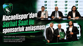 Kocaelispor’dan Serhat Saat ile sponsorluk anlaşması
