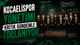 Kocaelispor yönetimi kritik gündemle toplanıyor