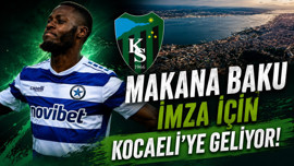 Makana Baku imza için Kocaeli'ye geliyor