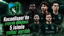Kocaelispor’da yaprak dökümü: 5 isimle yollar ayrıldı