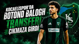 Kocaelispor'da Botond Balogh transferi çıkmaza girdi