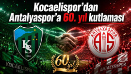 Kocaelispor’dan Antalyaspor’a 60. yıl kutlaması