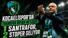 Kocaelispor’da transfer rotası netleşti: 1 santrafor, 2 stoper geliyor