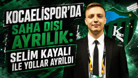 Kocaelispor’da saha dışı ayrılık: Selim Kayalı ile yollar ayrıldı