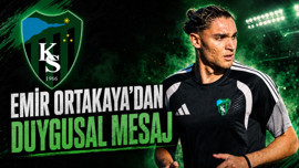 Emir Ortakaya’dan duygusal mesaj