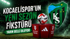 Kocaelispor’un yeni sezon fikstürü yarın belli oluyor