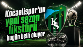 Kocaelispor’un yeni sezon fikstürü bugün belli oluyor