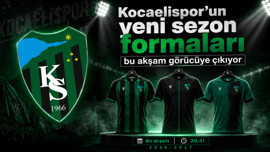 Kocaelispor’un yeni sezon formaları bu akşam görücüye çıkıyor