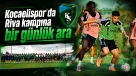 Kocaelispor’da Riva kampına bir günlük ara