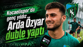 Kocaelispor’da genç yıldız Arda Özyar duble yaptı
