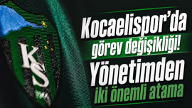 Kocaelispor'da, Gürhan Darcan ve Haşmet Uçar’a yeni görev