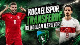 Kocaelispor transferde iki koldan ilerliyor