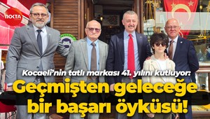 Kocaeli’nin tatlı markası 41. yılını kutluyor: Geçmişten geleceğe bir başarı öyküsü!