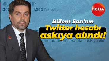CHP Kocaeli İl Başkanı Bülent Sarı’nın Twitter hesabı askıya alındı!