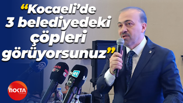 Şahin Talus: Kocaeli’de 3 belediyedeki çöpleri görüyorsunuz