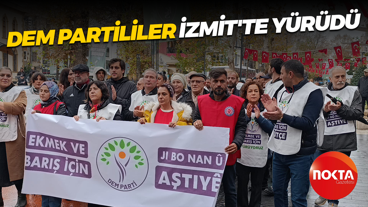 DEM Partililer İzmit'te yürüdü