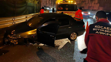 A Takımı'ndan trafik kazasına yerinde müdahale!