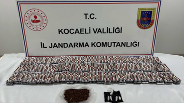 Kocaeli’de binlerce uyuşturucu hap ele geçirildi!
