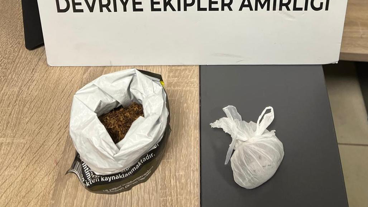 Şüphe üzerine kontrol edildi... Üzerinden uyuşturucu madde çıktı!