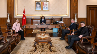 Halkın Sesi Partisi'nden İlhami Aktaş'a ziyaret