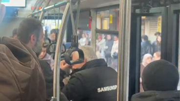 İzmit'te iftar öncesi otobüste gerginlik!