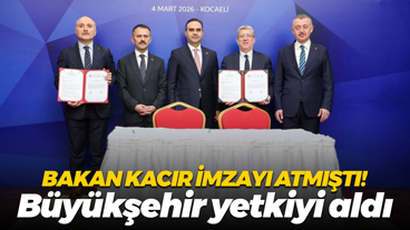 Bakan Mehmet Fatih Kacır imzayı atmıştı! Büyükşehir yetkiyi aldı