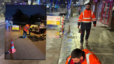 Ekipler gece gündüz çalışıyor