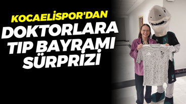 Kocaelispor'dan doktorlara Tıp Bayramı sürprizi