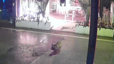 Kafeyi kundaklayıp kaçtı: O anlar kamerada