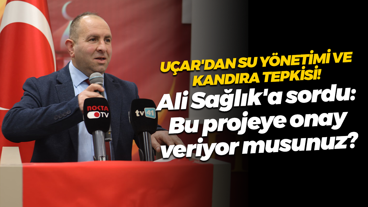 Ömer Uçar'dan su yönetimi ve Kandıra tepkisi! Ali Sağlık'a sordu: Bu projeye onay veriyor musunuz?