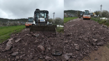 Bozulan yollara hızlı müdahale