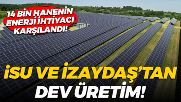 İSU ve İZAYDAŞ milyonlarca kWh elektrik üretti!