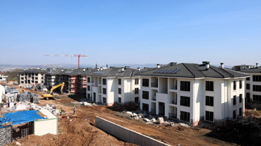 Kartepe Kent Konut Evleri’nde kaba inşaat tamamlandı