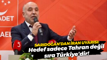Recep Sarıdoğan’dan İran uyarısı: Hedef sadece Tahran değil, sıra Türkiye’dir!