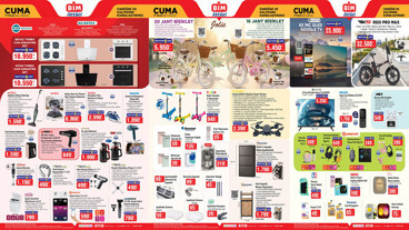 BİM 17 Nisan Cuma Aktüel Ürünler Kataloğu Satışa Çıktı! BİM'de Bu Cuma Bisiklet, Ankastre Set, Ayakkabılık, Kahve Makinesi Var